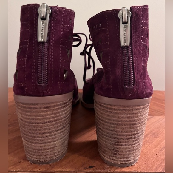 Vince Camuto Tarita Cutout Suede Bootie - Picture 4 of 7